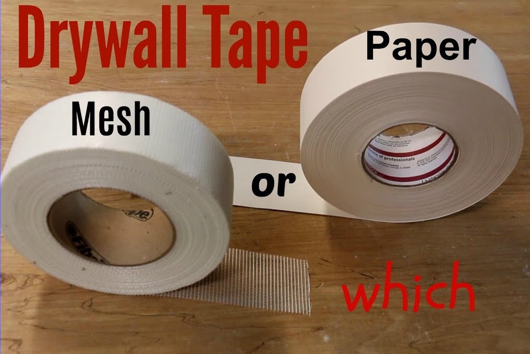 What’s the Difference: Paper and Fiberglass Mesh Drywall Tape 1