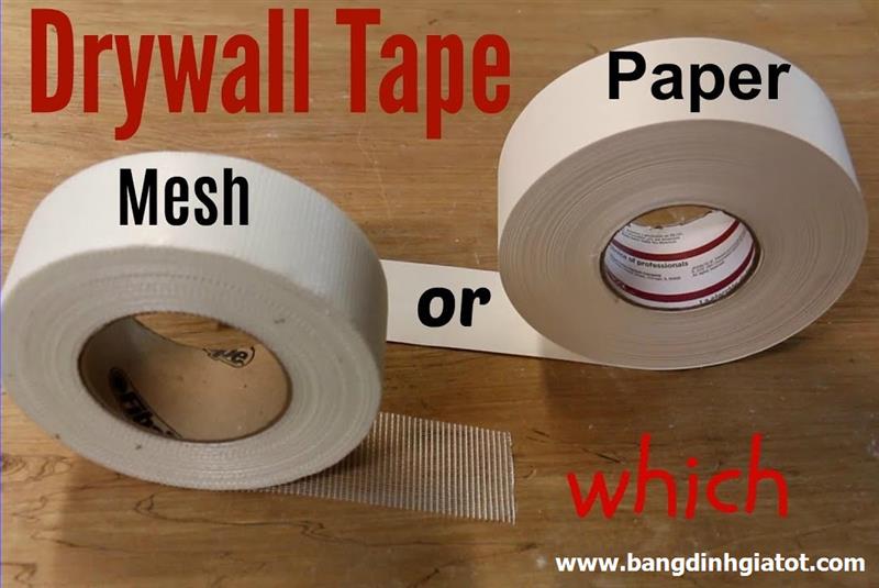 What’s the Difference: Paper and Fiberglass Mesh Drywall Tape